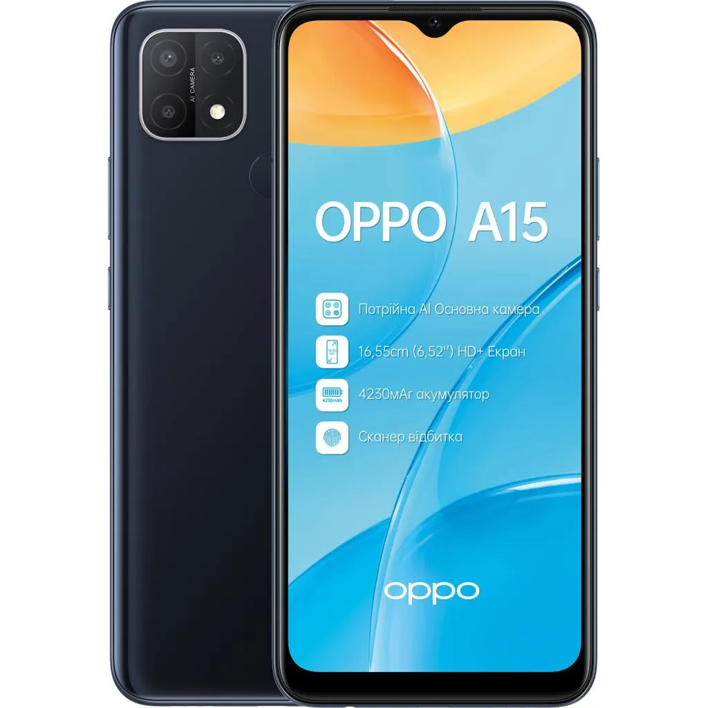 Oppo A15 2/32GB Dynamic Black