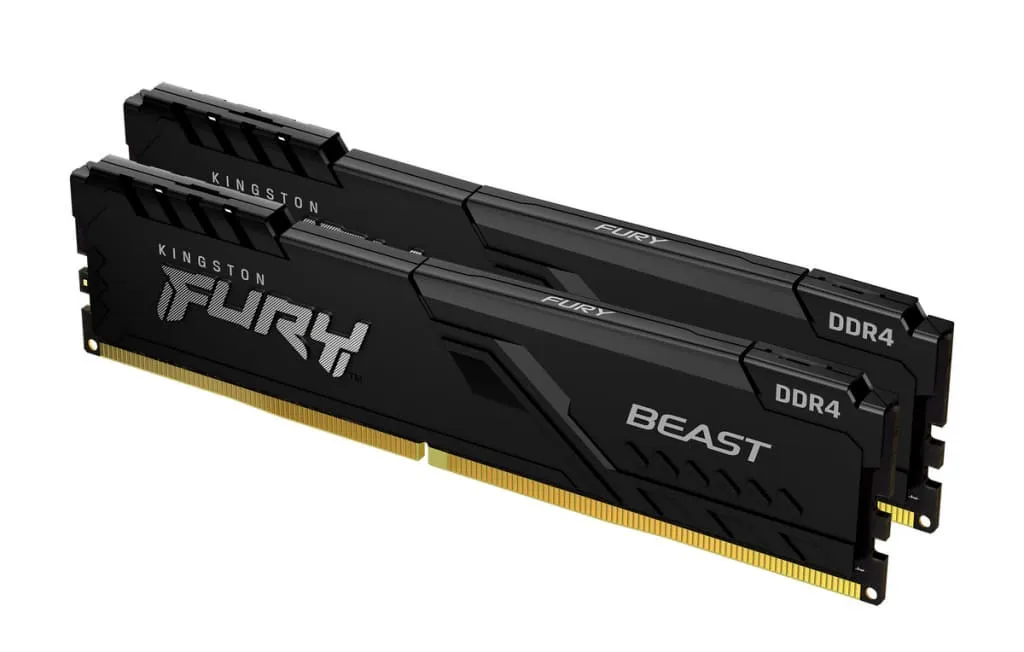 DDR4 16GB (2X8GB) 3600 MHZ FURY BEAST BLACK KINGSTON FURY