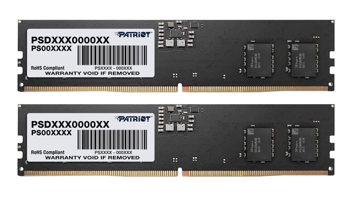 DDR5 (2Х16GB) 4800 MHz Signature Patriot 