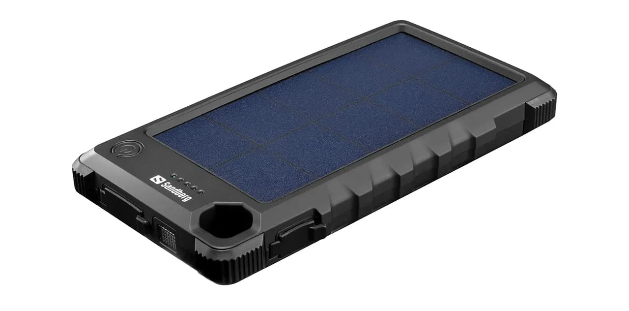 SANDBERG 10000MAH, OUTDOOR IP66, SOLAR PANEL