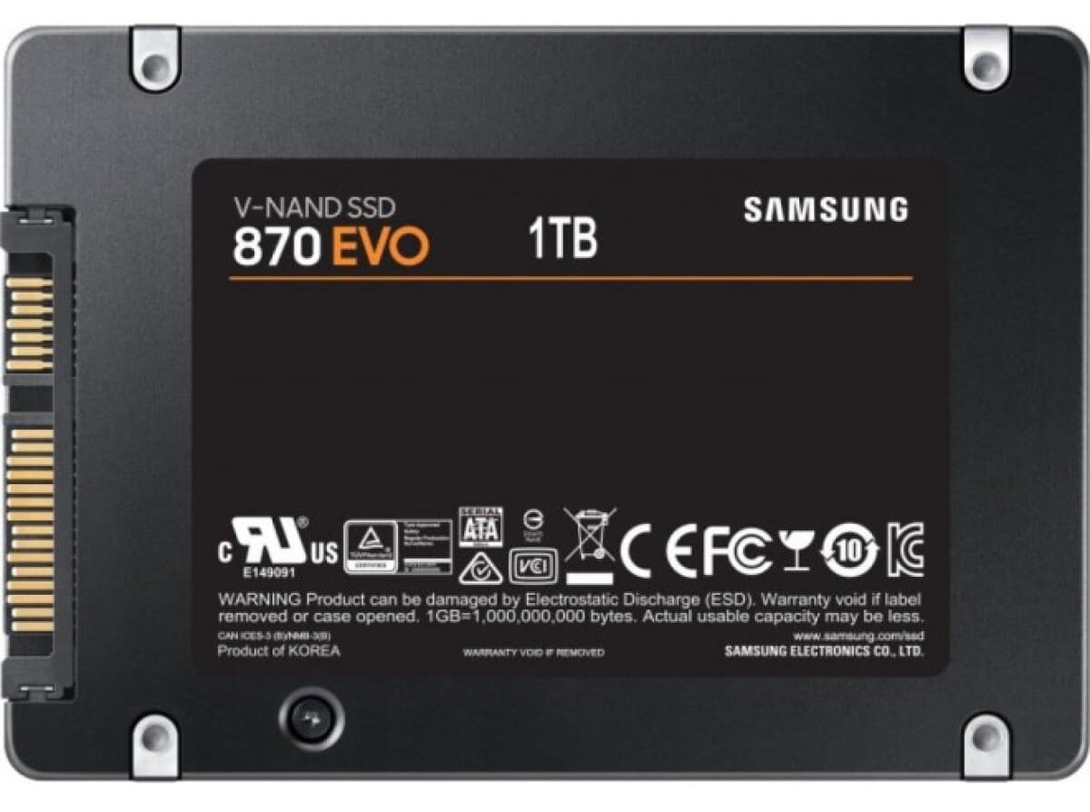1TB 870 EVO Samsung (MZ-77E1T0BW)