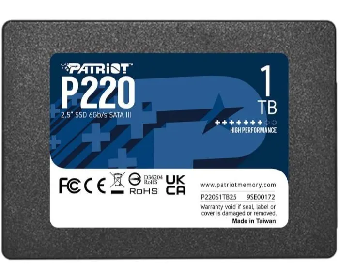 SSD 2.5" 1TB P220 Patriot