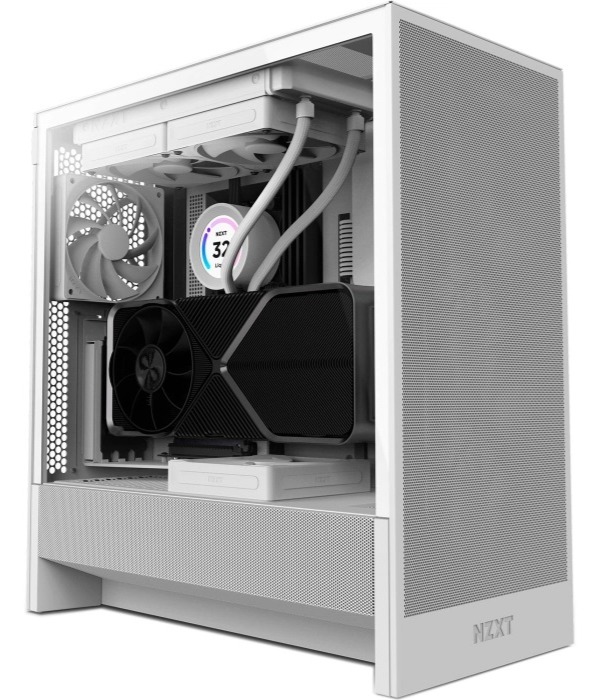 NZXT H5 Flow Compact All White