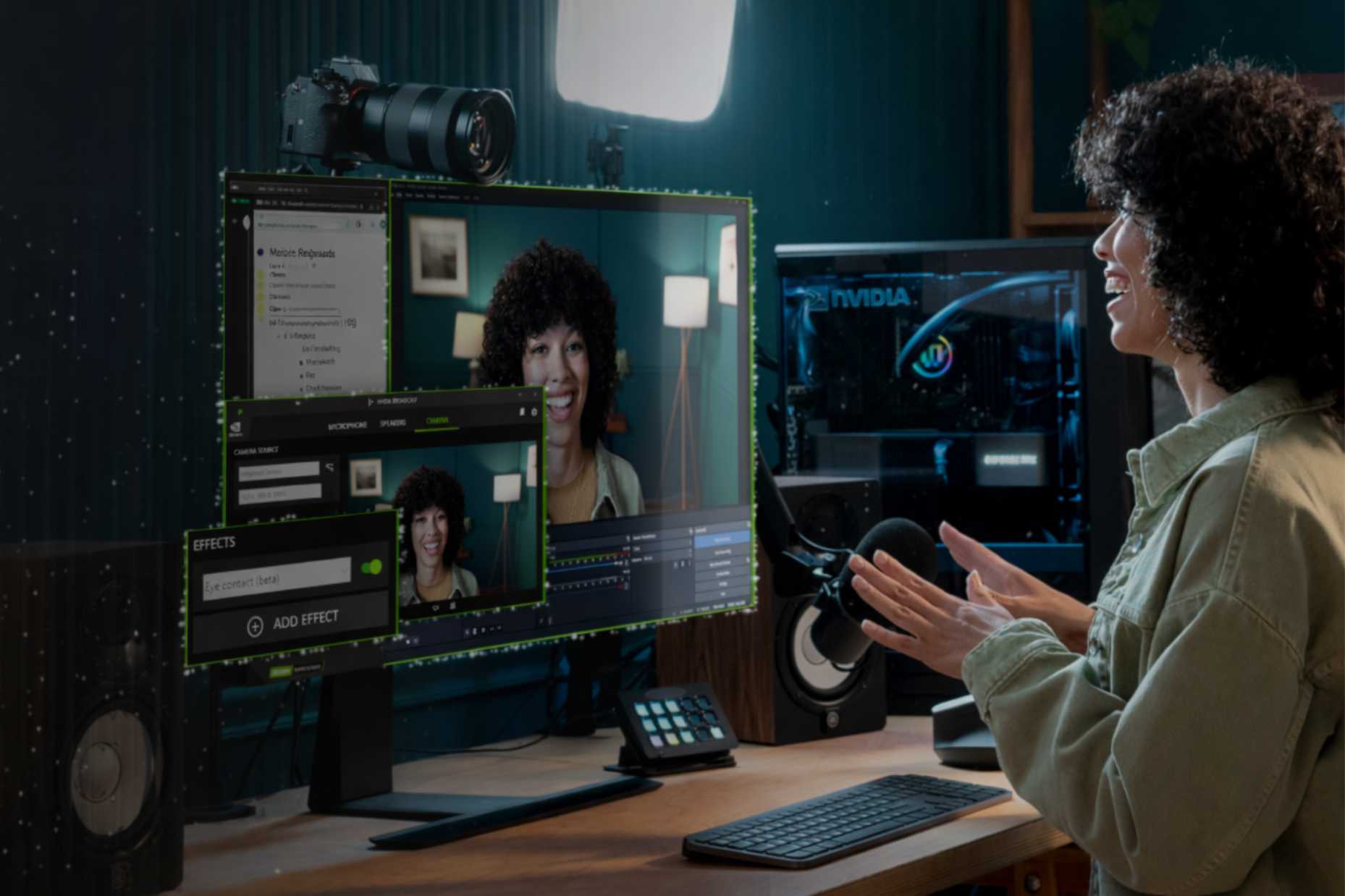 Применение NVIDIA Studio в видеотрансляциях 