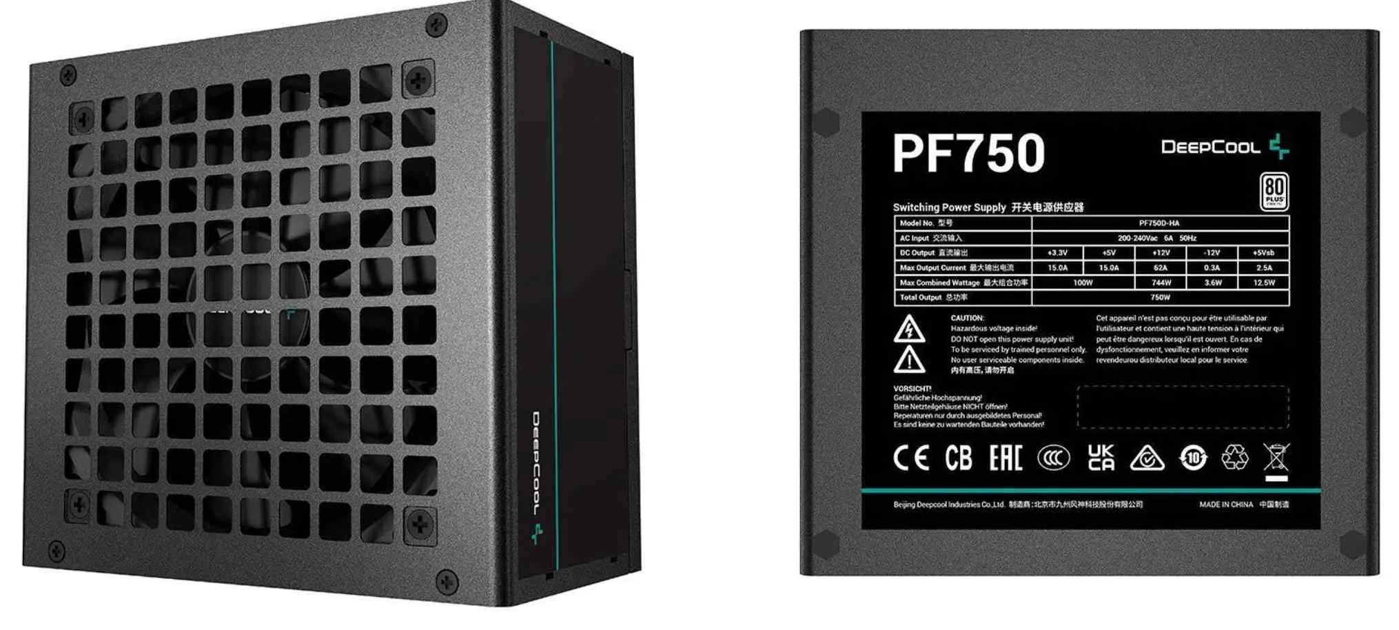 Блок живлення Deepcool 750W (R-PF750D-HA0B-EU)