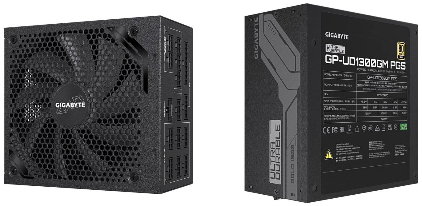 Блок питания GIGABYTE 1300W (UD1300GM PG5)