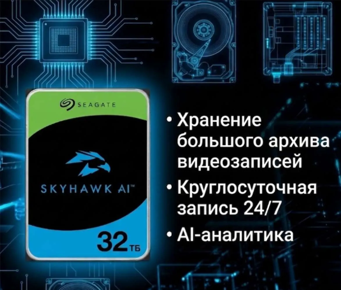 Свойства HDD SkyHawk AI Video ST32000VE000