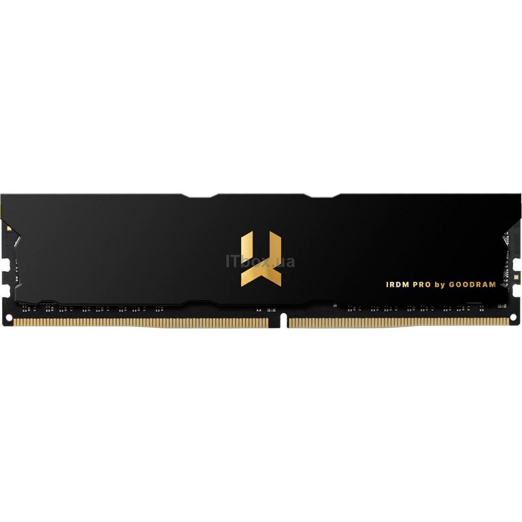 Оперативна пам’ять для ПК DDR4 8GB 4000 MHz Iridium Pro Black Goodram (IRP-4000D4V64L18S/8G)