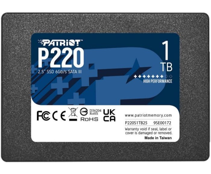 SSD 2.5" 1TB P220 Patriot