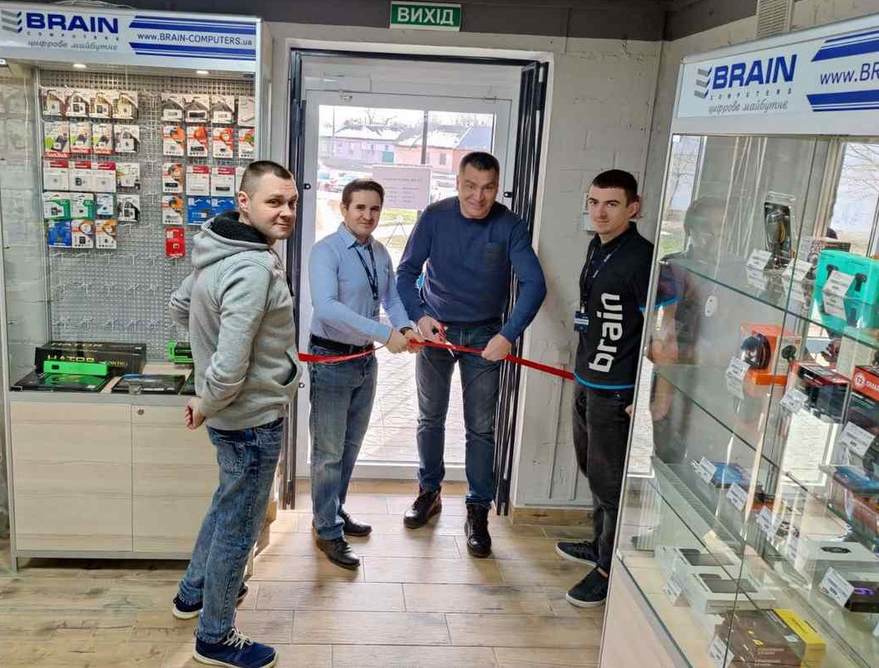 Открыт третий фирменный магазин Brain в Чернигове