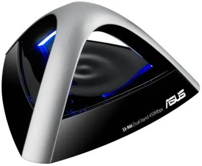 ASUS EA-N66 Wi-Fi: блакитна «піраміда» зі швидкістю передачі даних до 450 Мбіт/с