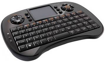 TRUST Tocamy Wireless Entertainment Keyboard (18155): беспроводная клавиатура, мышь, джойстик и пульт ДУ - в одном комплекте  
