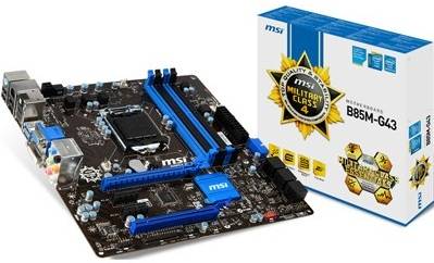 Огляд MSI B85M-G43: компактна плата для комп'ютерної системи будь-якого рівня стандарту Military Class 4 Огляд MSI B85M-G43: компактна плата для комп'ютерної системи будь-якого рівня стандарту Military Class 4