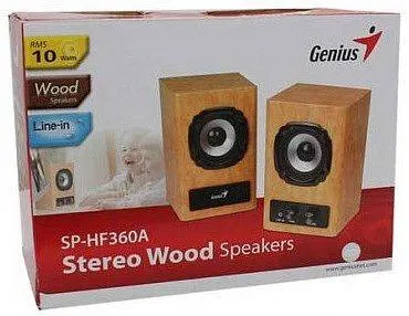 Genius SP-HF 360A (31730938100): Кристально-чистое звучание 2.0