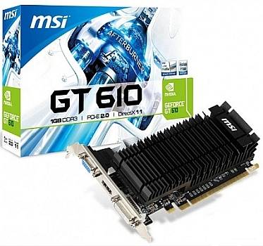 Огляд MSI GeForce GT610 1024Mb (N610-1GD3H/LPL): вибираємо недорогу графіку з пасивним охолодженням Огляд MSI GeForce GT610 1024Mb (N610-1GD3H/LPL): вибираємо недорогу графіку з пасивним охолодженням
