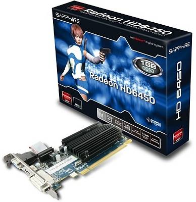 Огляд Sapphire Radeon HD 6450 1024MB: низьке енергоспоживання + пасивне охолодження