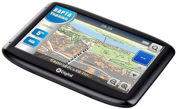 X-DIGITAL 561: GPS-навігатор, з яким не нудно в дорозі
