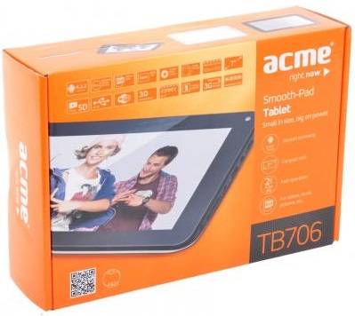 Огляд ACME TB706 Smooth-Pad Tablet: найдоступніший з Андроідов