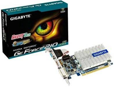 Обзор GIGABYTE GeForce 210 1024Mb (GV-N210SL-1GI): выбираем универсальное низкопрофильное решение 