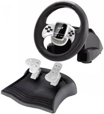 Genius TwinWheel FX Vibration PC / PS3: стань автогонщиком!