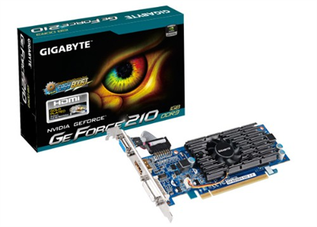 Обзор GIGABYTE GeForce 210 1024Mb (GV-N210D3-1GI): доступная карта для систем HTCP 