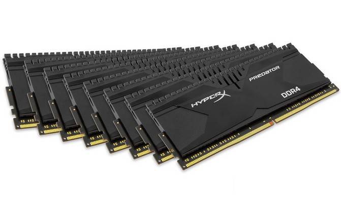 АНОНС: Kingston DDR4-3000 128 ГБ – самый быстрый комплект памяти