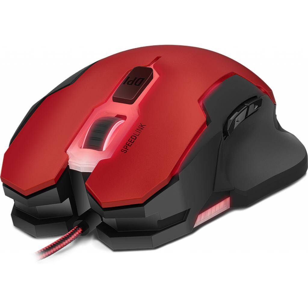 Обзор: Мышка Speedlink CONTUS Gaming Mouse black-red (SL-680002-BKRD)