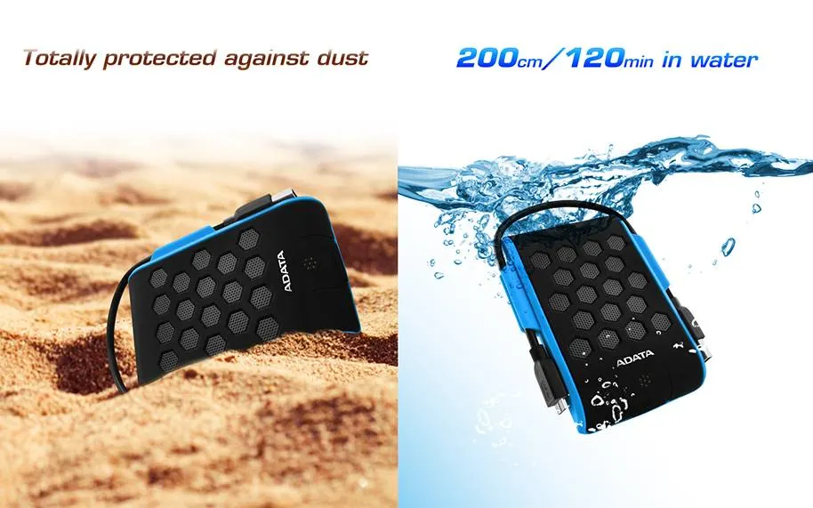Обзор: Adata HD720 - Водо-пылезащищенный и ударопрочный внешний жесткий диск