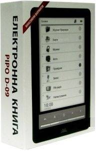 Огляд електронної книги Pipo D-09: Революційний рідер з FM-радіо та E-Ink-екраном
