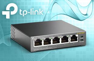 TP-Link TL-SG1005P и TP-Link TL-SF1005P уже  на украинском рынке