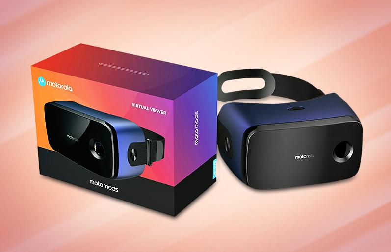 Гарнитура VR для смартфонов Moto Z - Motorola анонсирует Virtual Viewer MotoMod
