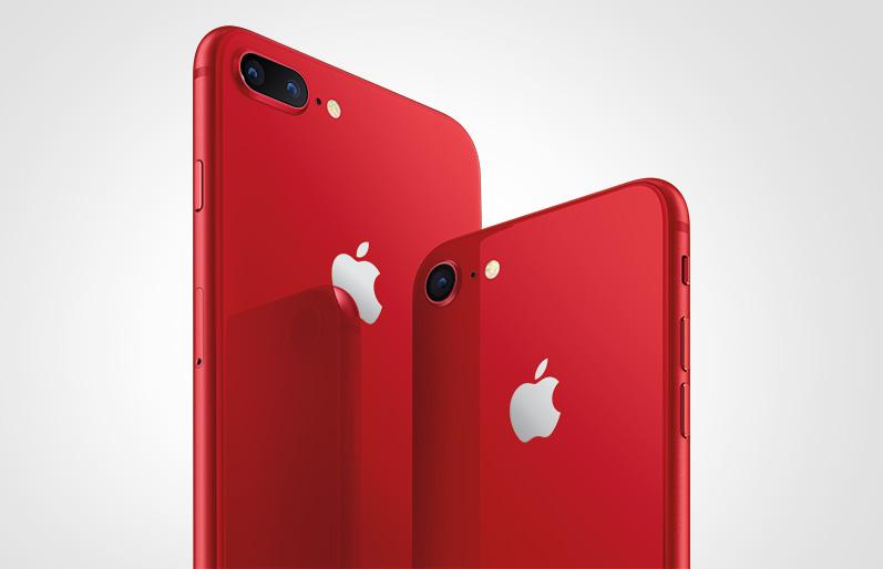 Червоні Phone 8 та iPhone 8 Plus - спеціальна благодійна серія Червоні Phone 8 та iPhone 8 Plus - спеціальна благодійна серія