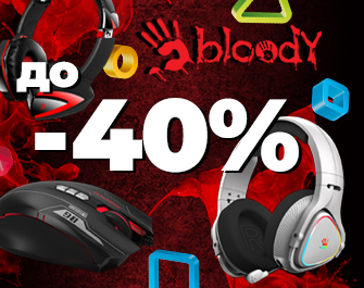 Скидки до 40% на A4tech Bloody!