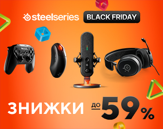 Знижки до 59% на геймерську периферію SteelSeries