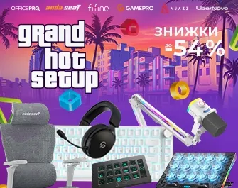 Знижки до 54% на периферію OfficePro, Anda Seat, Fifine, GamePro, Ajazz, Boya